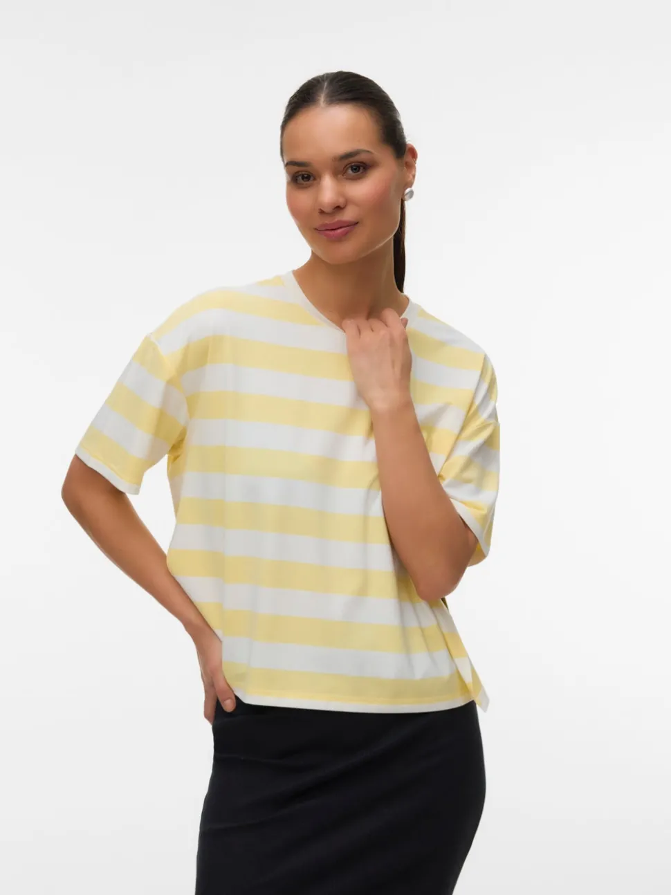 Regular fit O-hals Top
