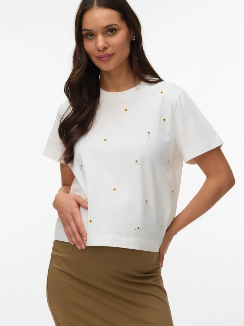 Regular fit O-hals T-shirts