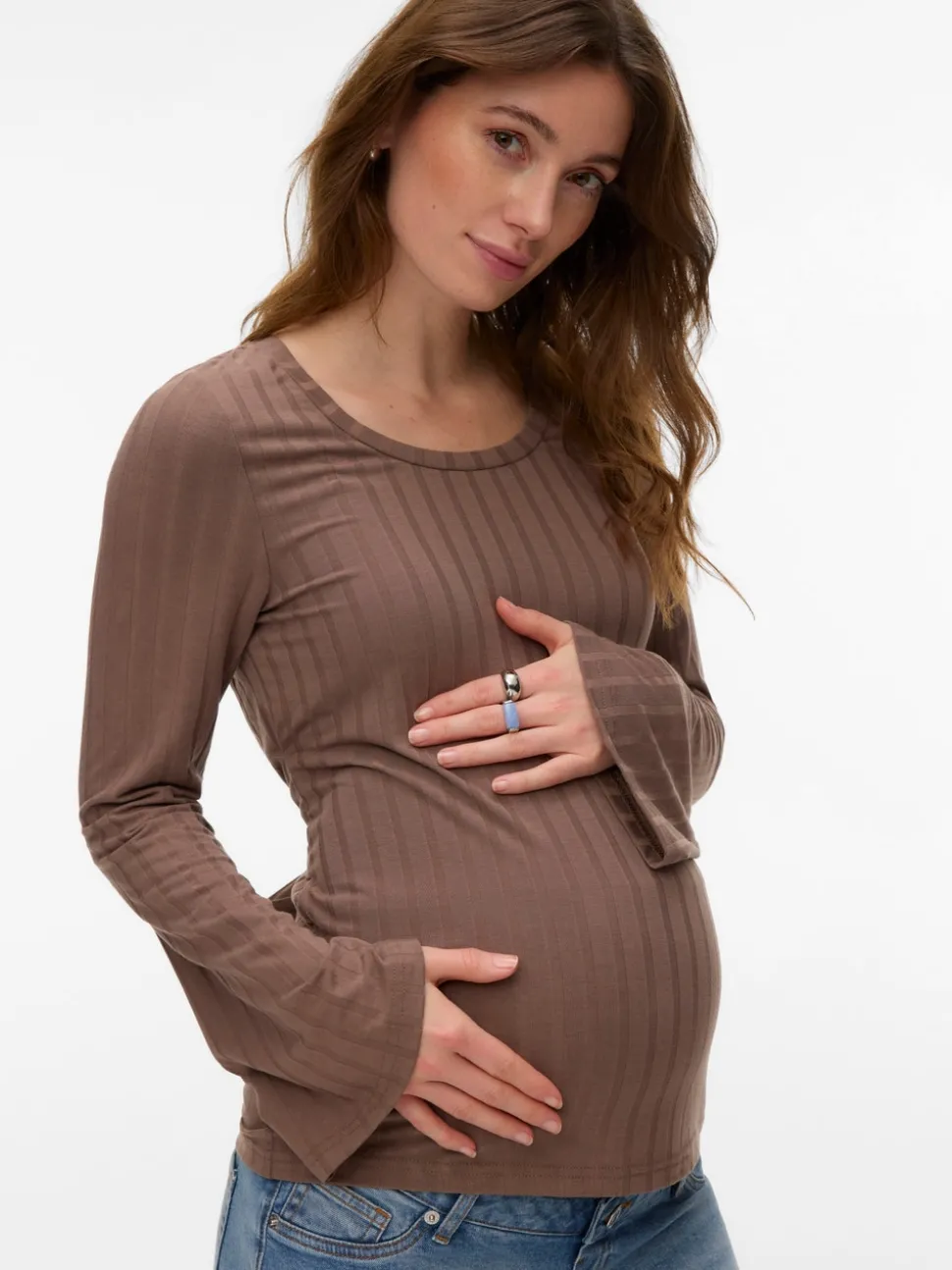 Regular fit U-Hals Top