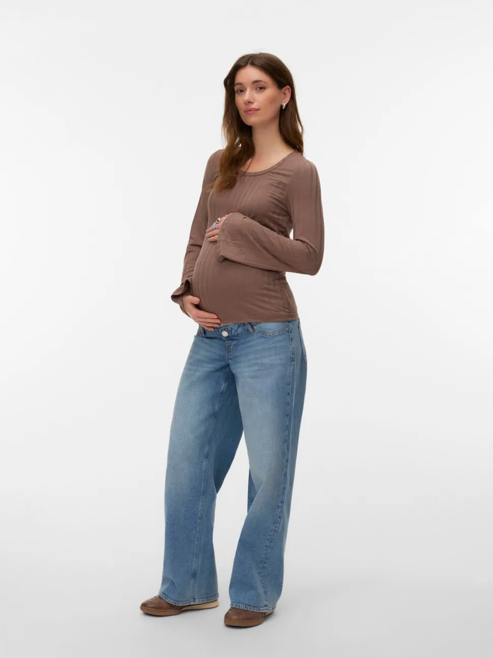 Regular fit U-Hals Top
