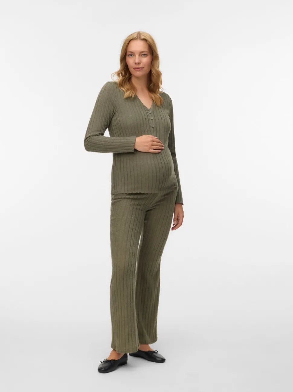 Regular fit V-Hals Top