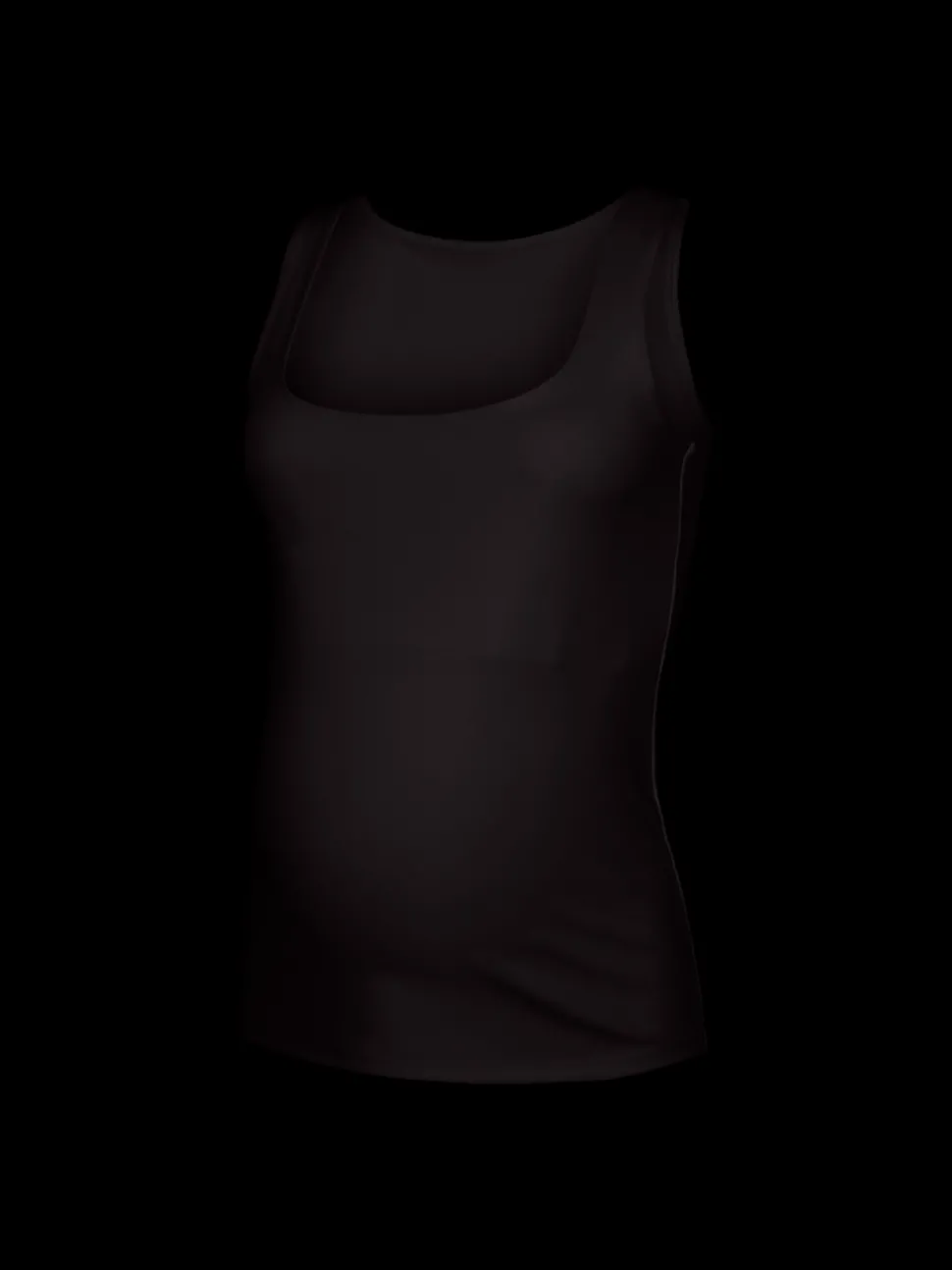 Regular fit Vierkante hals Top