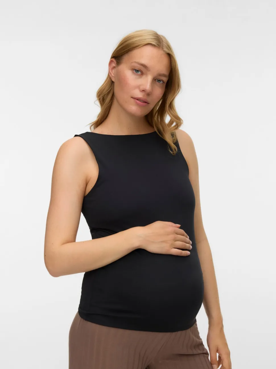 Regular fit Vierkante hals Top