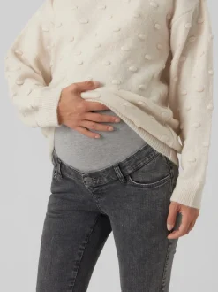 Slim fit Mid waist Onafgewerkte zoom Jeans
