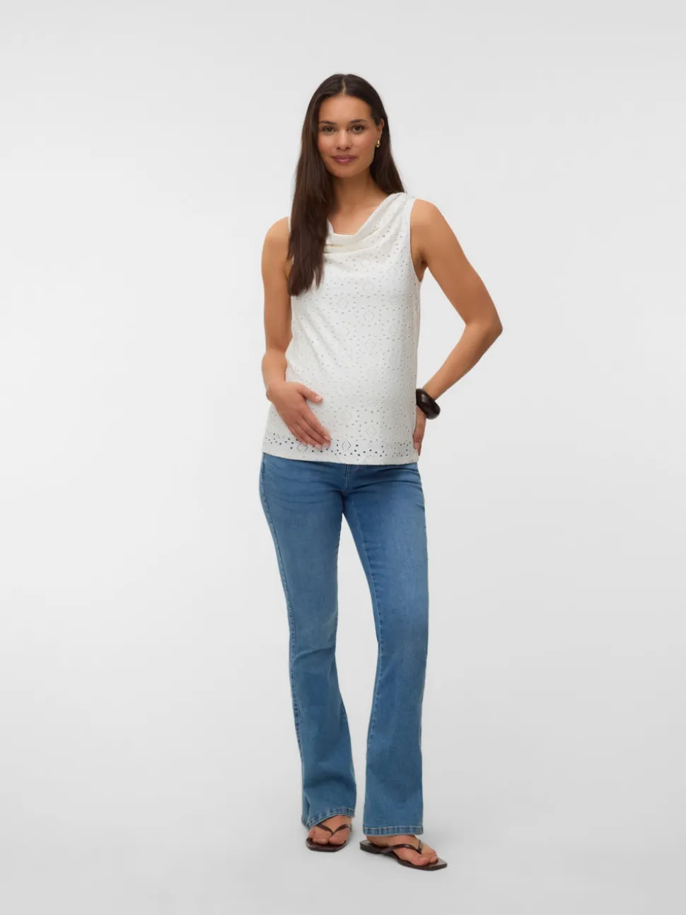 Slim fit U-Hals Top