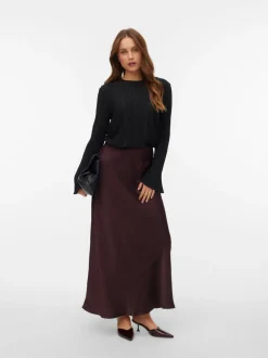 SNEMILY High waist Lange rok