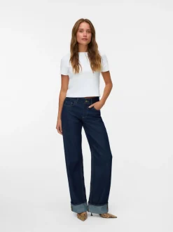 SNRANCY Mid rise Wide leg fit Jeans