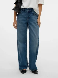 SNRANCY Mid waist Wide leg fit Jeans