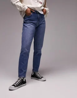 TOPSHOP High waist Mom fit Jeans