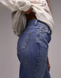 TOPSHOP High waist Mom fit Jeans