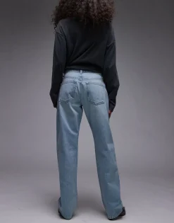 TOPSHOP High waist Straight fit Jeans
