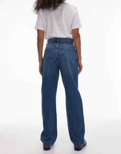 TOPSHOP High waist Straight fit Jeans