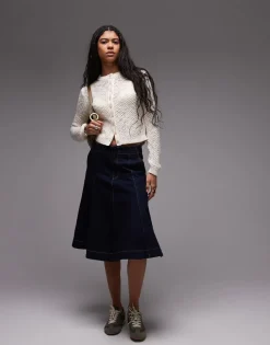 Topshop knitted stichy cardi