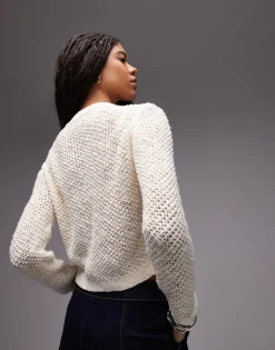 Topshop knitted stichy cardi