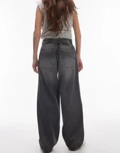 TOPSHOP Low waist Wide leg fit Jeans