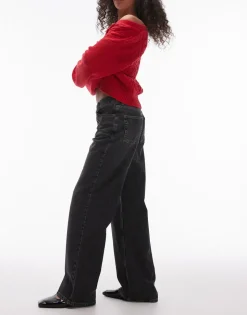 TOPSHOP Low waist Wide leg fit Jeans