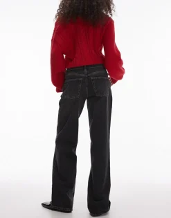 TOPSHOP Low waist Wide leg fit Jeans