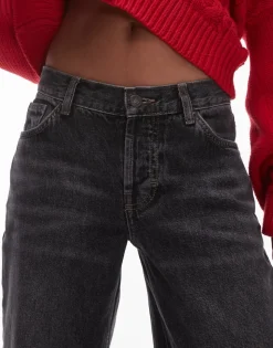 TOPSHOP Low waist Wide leg fit Jeans