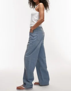 TOPSHOP Mid rise Loose fit Jeans