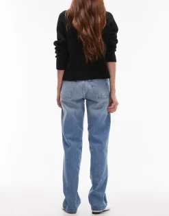 TOPSHOP Mid rise Straight fit Jeans