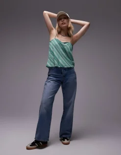 TOPSHOP Mid waist Loose fit Jeans