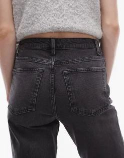 TOPSHOP Mid waist Straight fit Jeans
