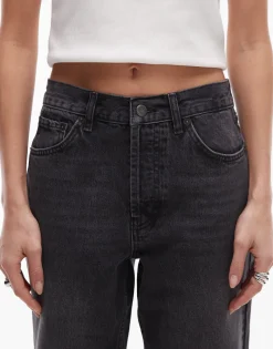 TOPSHOP Mid waist Straight fit Jeans