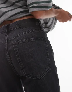TOPSHOP Mid waist Straight fit Jeans