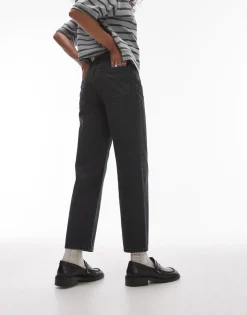 TOPSHOP Mid waist Straight fit Jeans