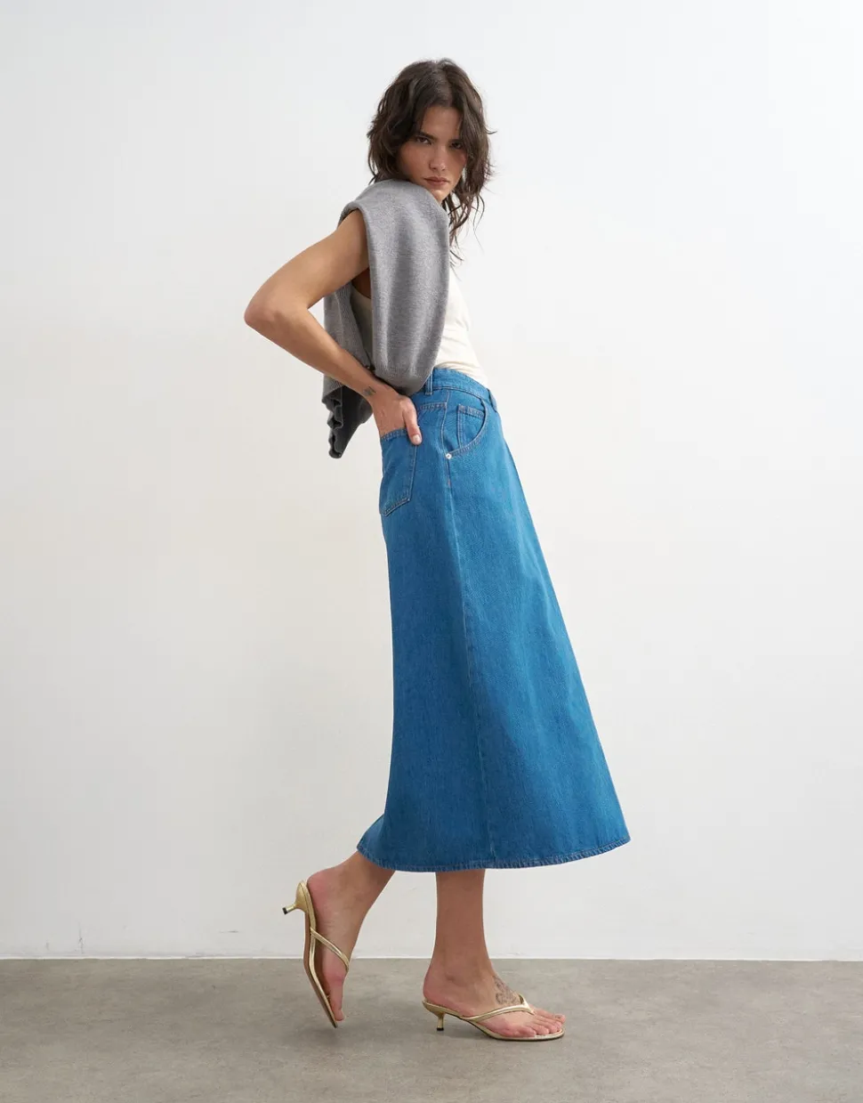 TSABBY Midi-rok