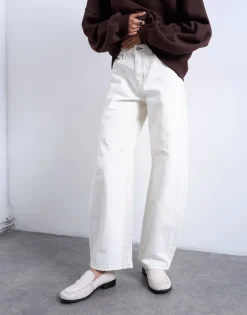 TSBARREL High rise Barrel fit Jeans