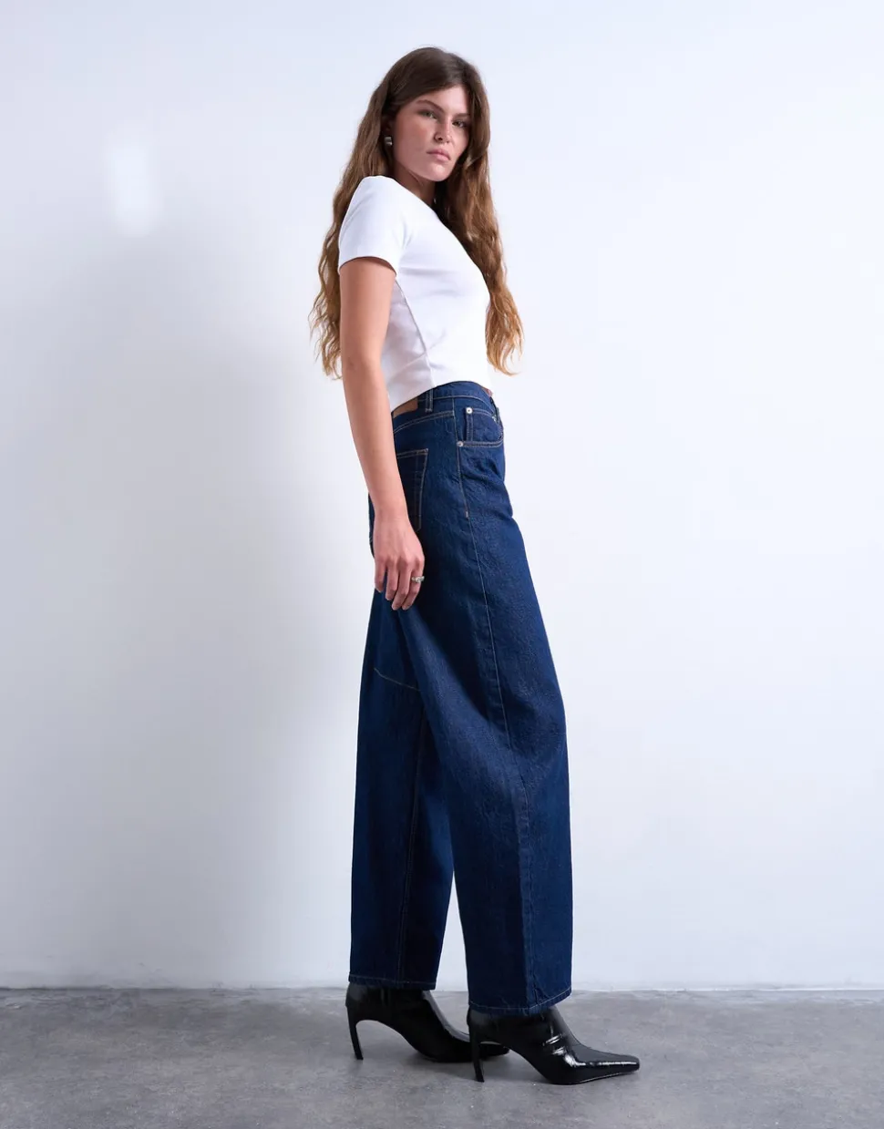 TSBARREL High rise Barrel fit Jeans