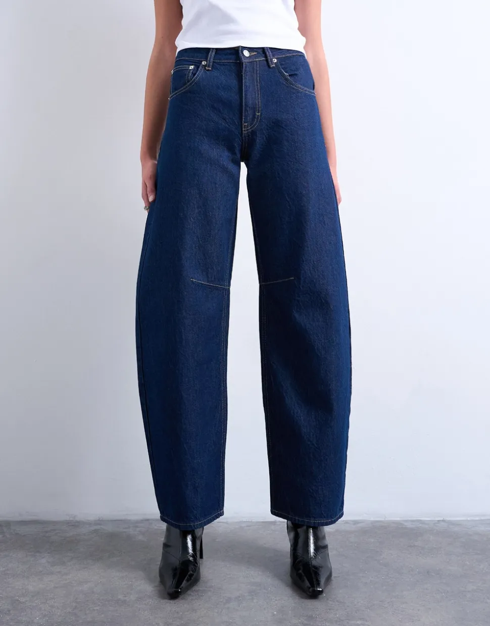 TSBARREL High rise Barrel fit Jeans