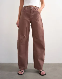 TSBARREL High rise Barrel fit Jeans