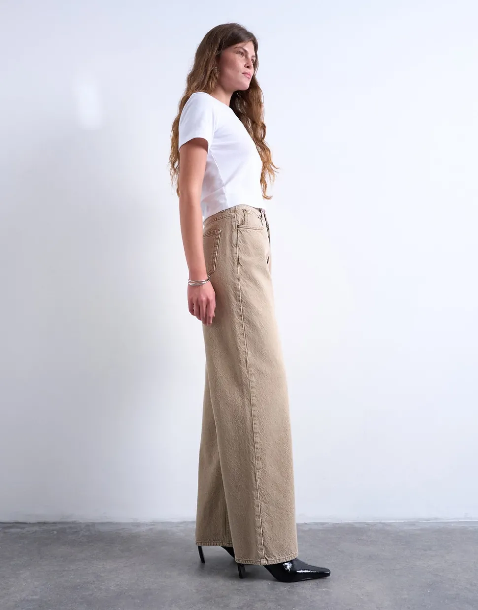 TSCOLUMN Mid rise Regular fit Jeans