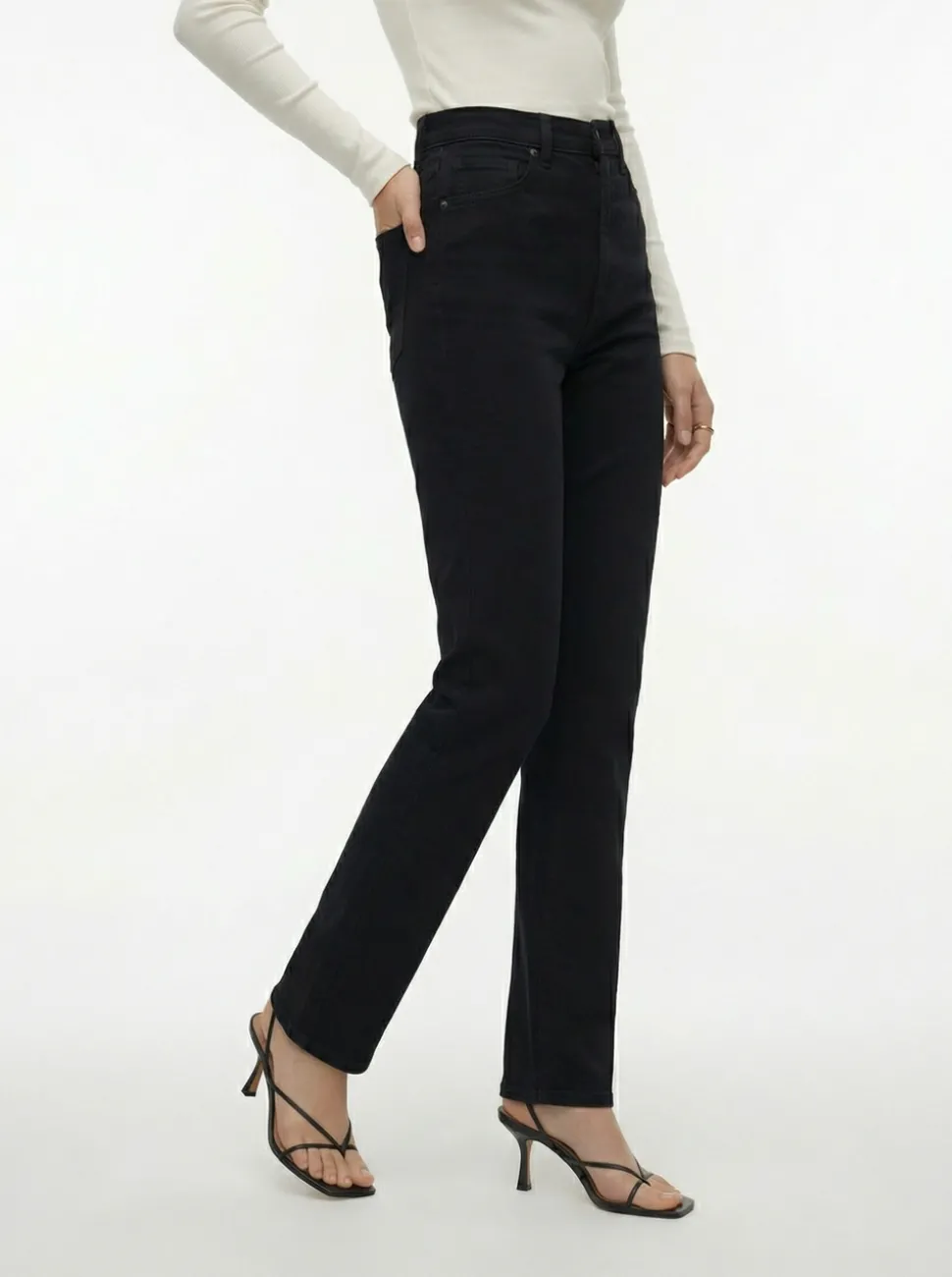 TSDREE High rise Slim straight fit Jeans