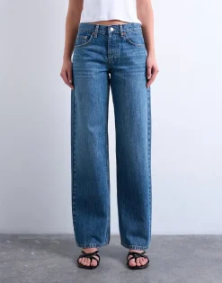 TSEMBER Low rise Wide leg fit Jeans