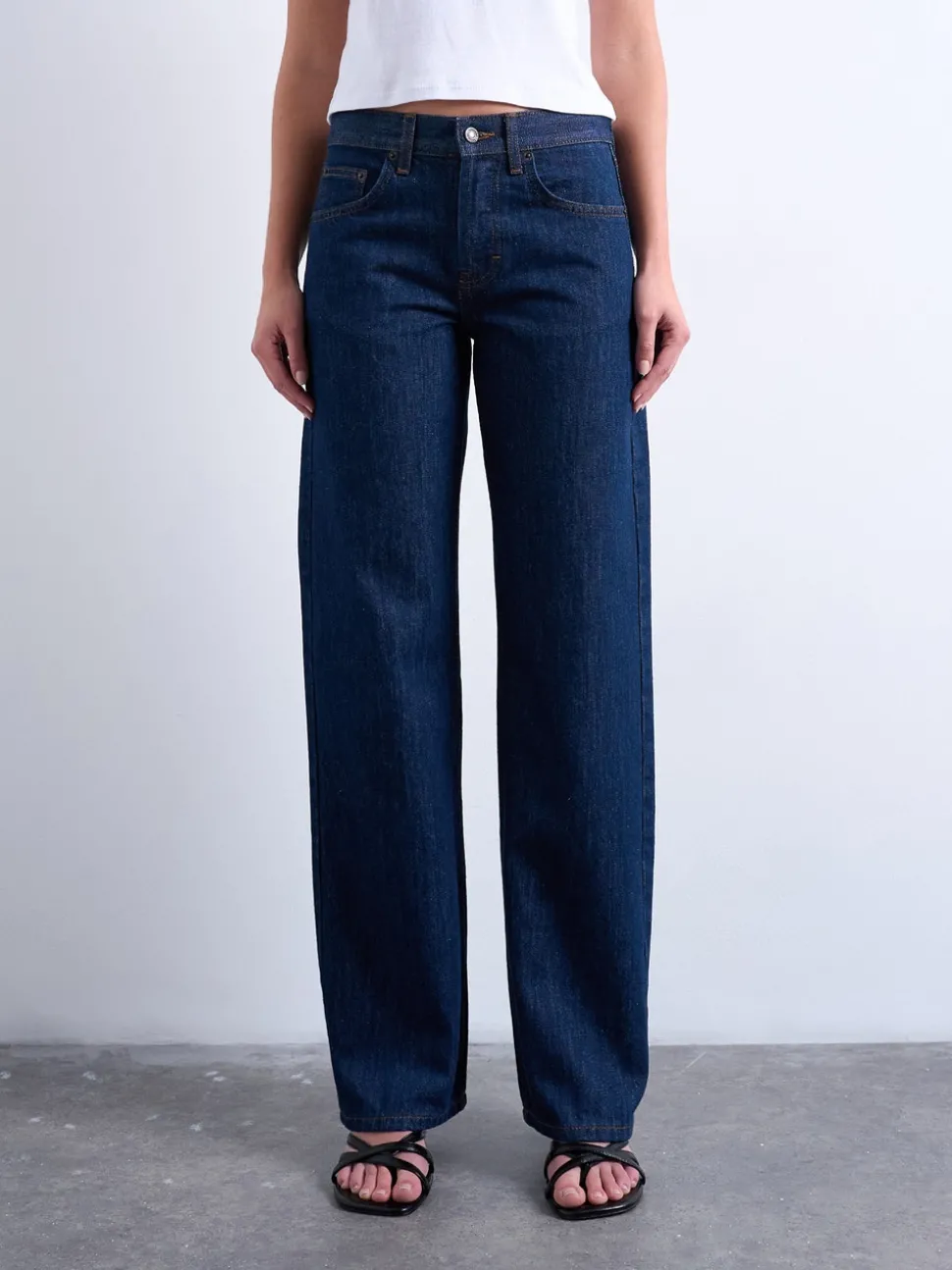 TSEMBER Low rise Wide leg fit Jeans