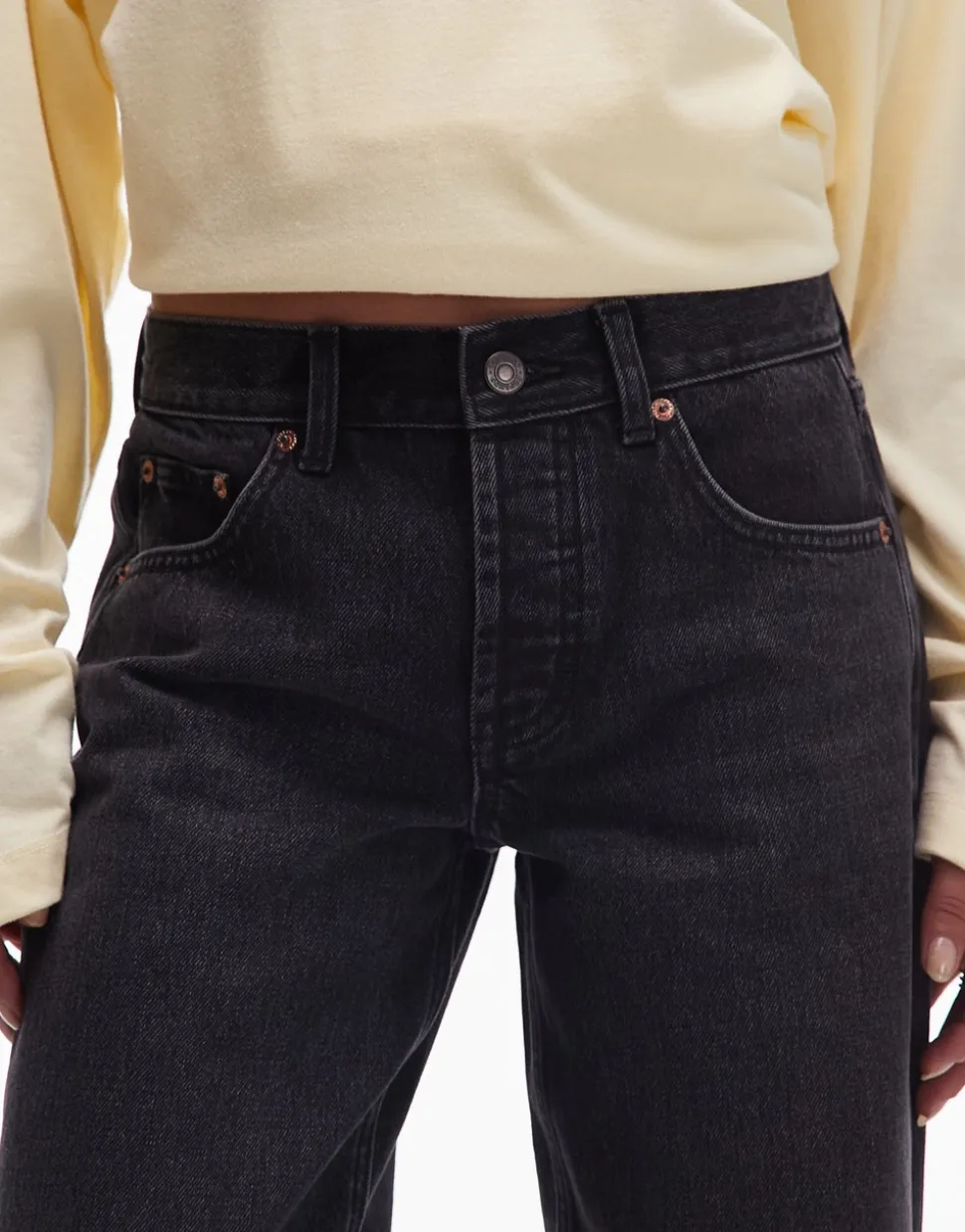TSEMBER Low rise Wide leg fit Jeans