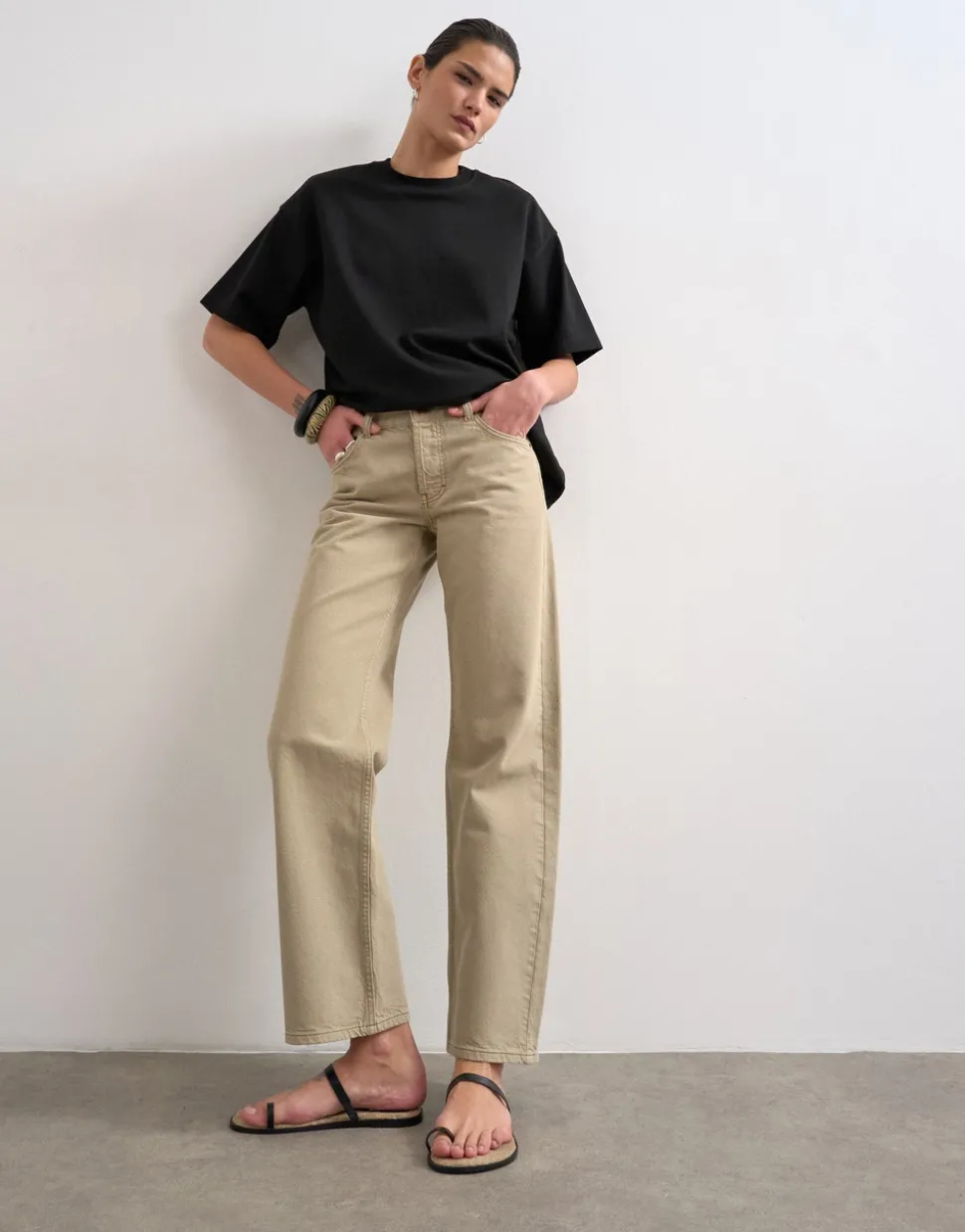 TSEMBER Low rise Wide leg fit Jeans