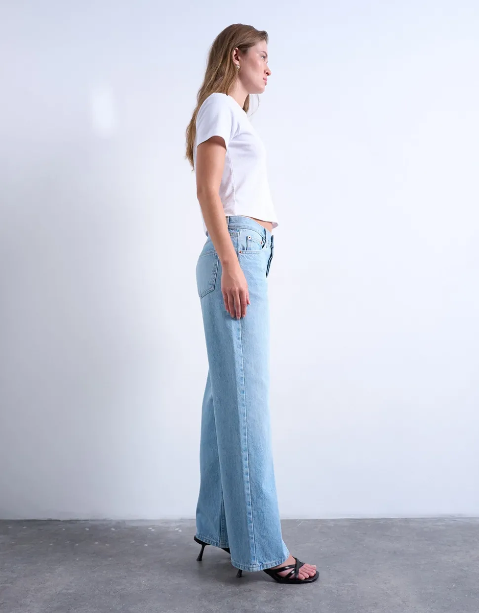 TSEMBER Low rise Wide leg fit Jeans