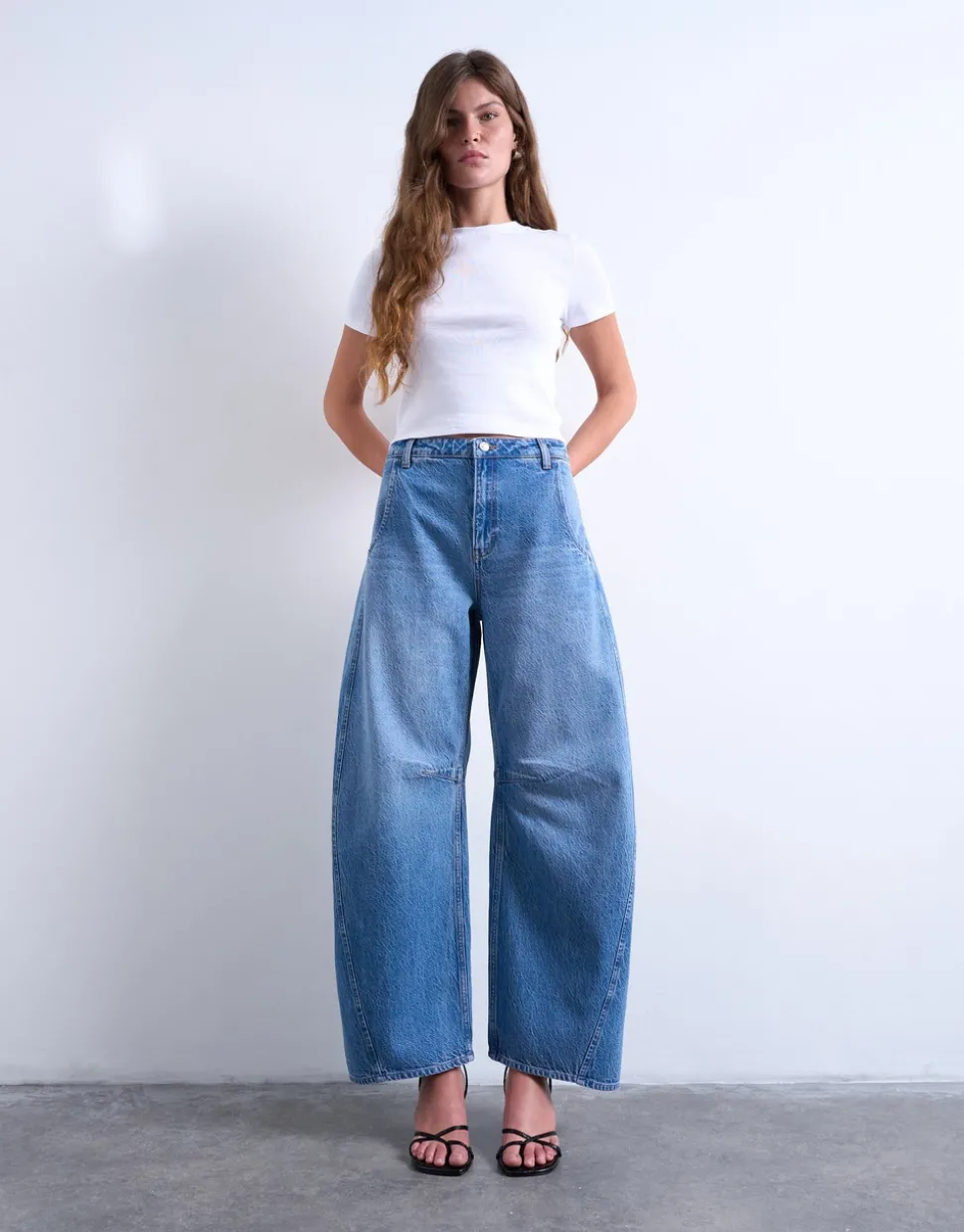 TSEMMA High rise Barrel fit Jeans