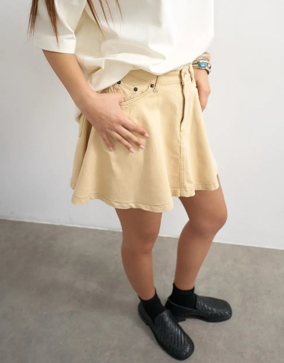 TSHANNA High rise Mini-rok