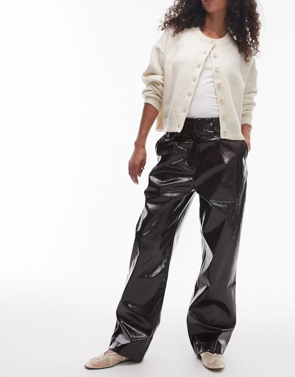 TSHEIDI High waist Broek