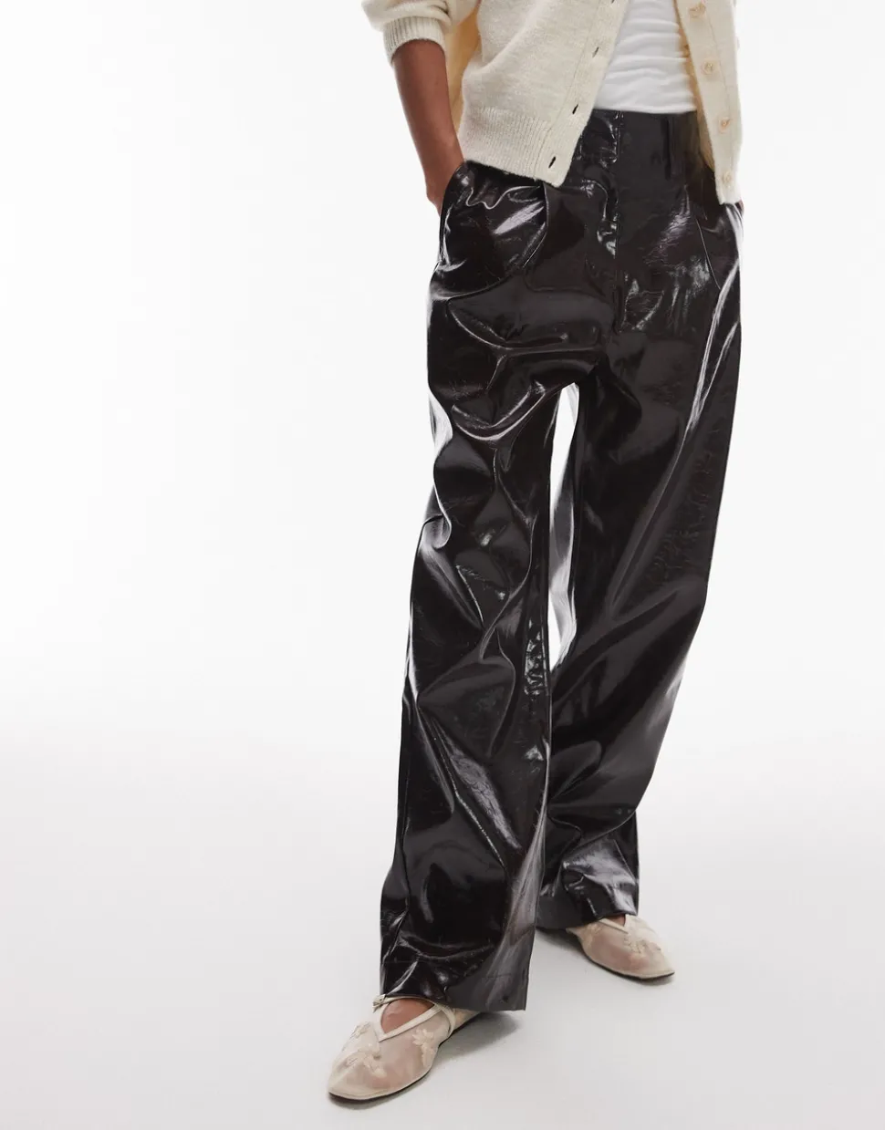 TSHEIDI High waist Broek