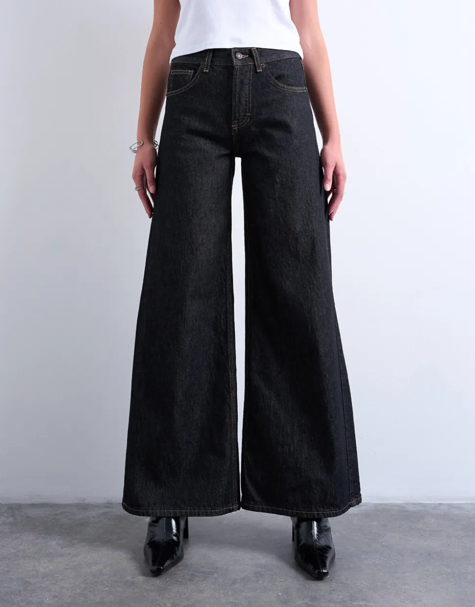 TSHORIZON Mid rise Wide leg fit Jeans