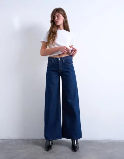 TSHORIZON Mid rise Wide leg fit Jeans