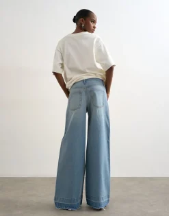TSHORIZON Mid rise Wide leg fit Jeans