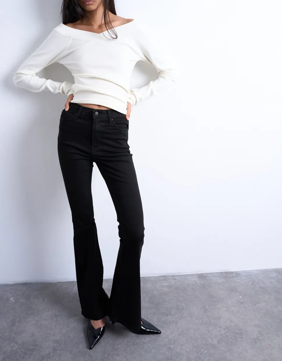TSJAMIE High rise Flared fit Jeans