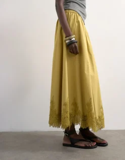 TSLINA Mid rise Lange rok